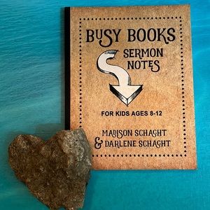 Busy Books Sermon notes for kids ages 8-12